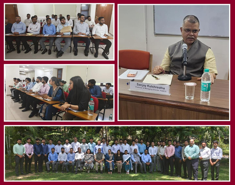 HUDCO CMD interacts with trainee officers